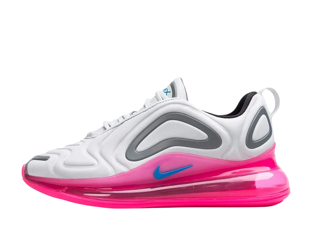 NIKE AIR MAX 720 PURE PLATINUM PINK BLAST (GS)