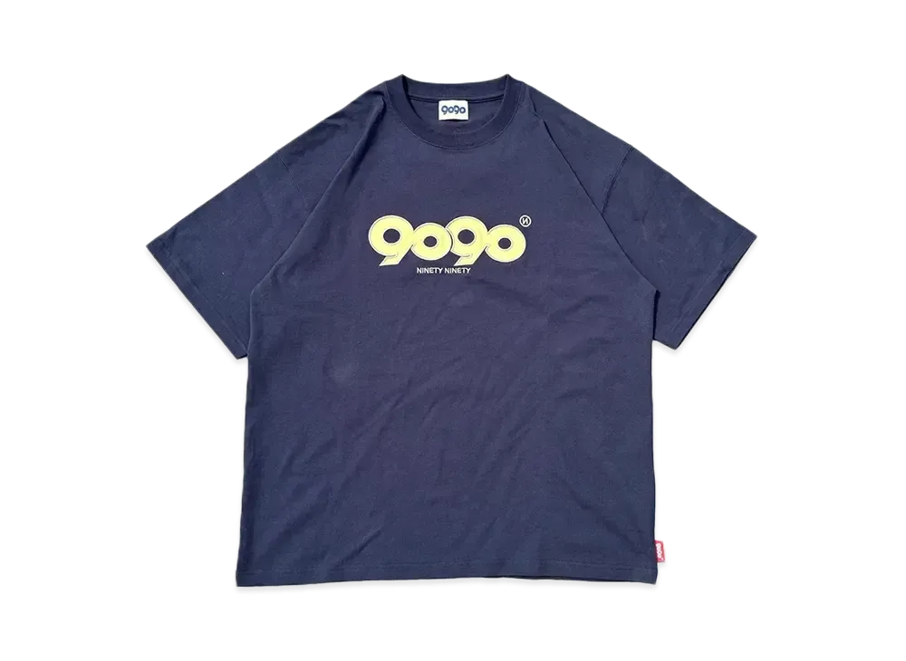 9090 9090 OG Logo Tee "NAVY"