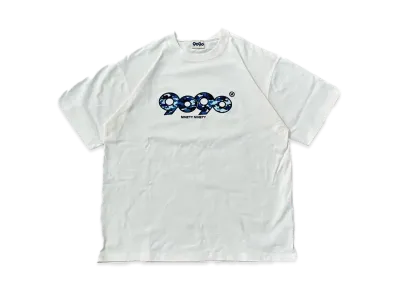 9090 9090 OG Logo Tee "WHITE BLUE CAMO"