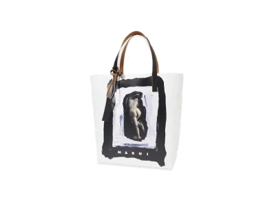 MARNI TRIBECA N/S "LILY WHITE/BLACK/NUDE"