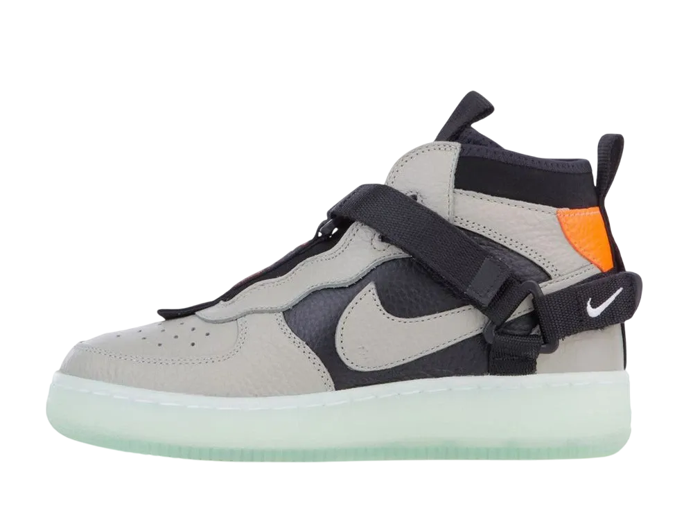 ナイキ GS エアフォース1 ユーティリティ ミッド "スプルース フォグ"