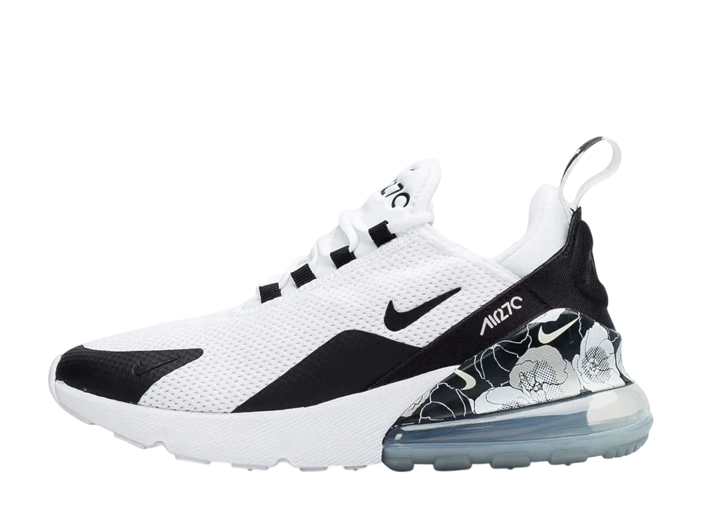 Nike Women's Air Max 270 "FLoral White Black"