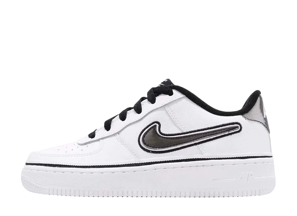 Nike GS Air Force 1 Low "NBA White Black"