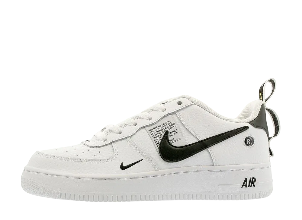 ナイキ GS エアフォース1 ロー ユーティリティ "ホワイト/ブラック"