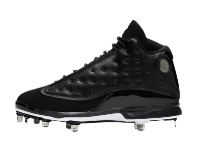 Nike Air Jordan 13 Retro Metal Cleat "Black"