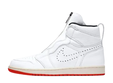ナイキ エアジョーダン1 ハイ ジップ "ホワイト ユニバーシティ レッド"
