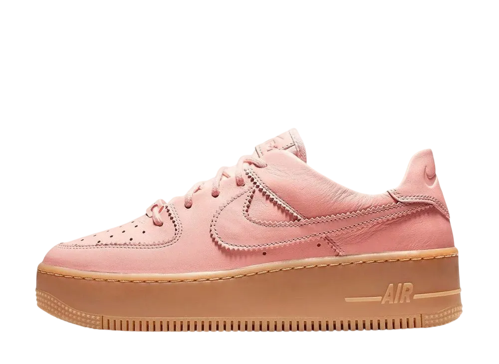 Nike Women's Air Force 1 Sage Low LX "Washed Coral Gum"