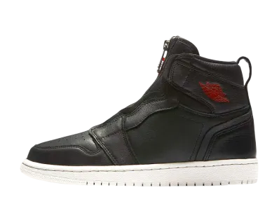 Nike Women's Air Jordan 1 Retro High Zip "Black Gym Red Phantom"