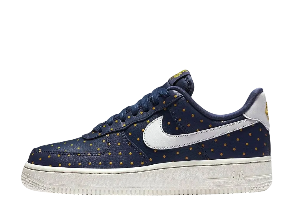 Nike Women's Air Force 1 Low "Thunder Blue Yellow Ochre"