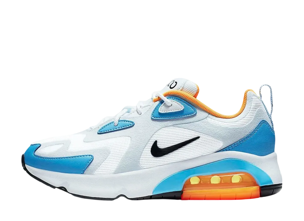 ナイキ ウィメンズ エアマックス 200 "ホワイト ユニバーシティ ブルー"