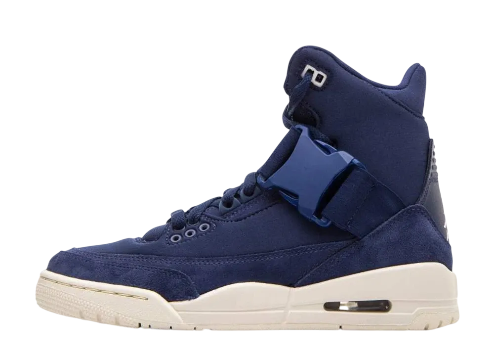 ナイキ ウィメンズ エアジョーダン3 エクスプローラー XX "ミッドナイト ネイビー ライト クリーム"