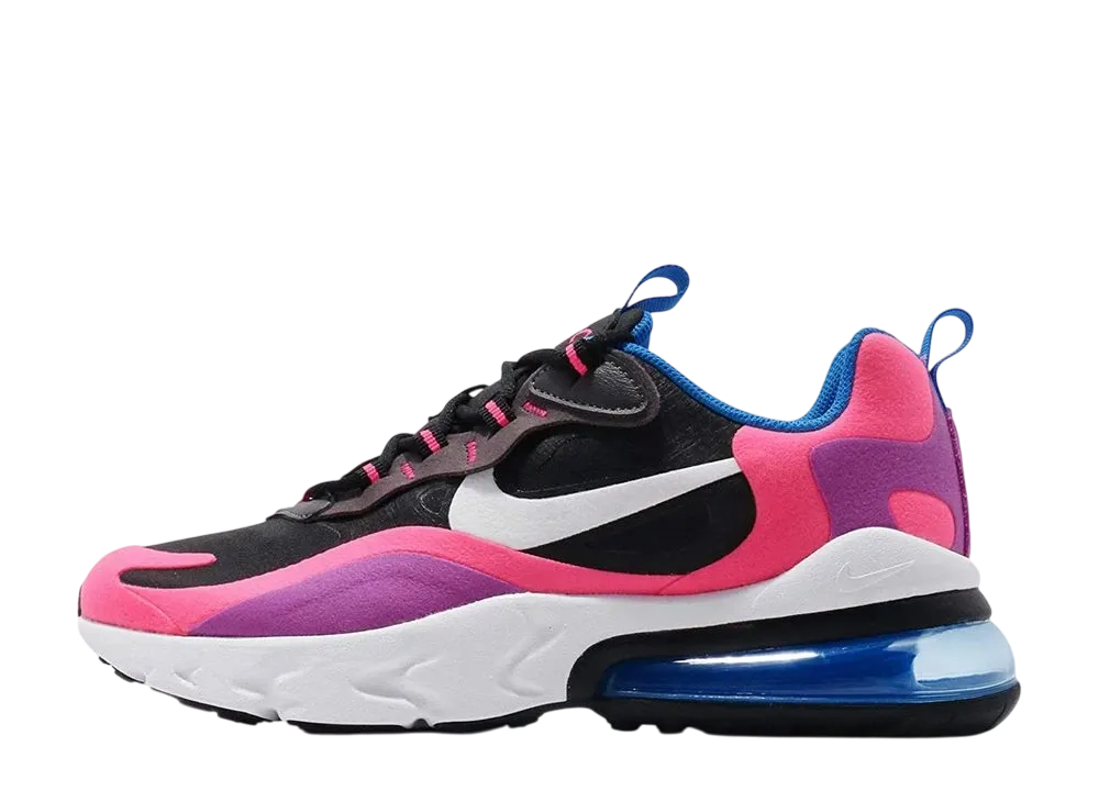 Nike GS Air Max 270 React "Black/Hyper Pink/Vivid Purple"