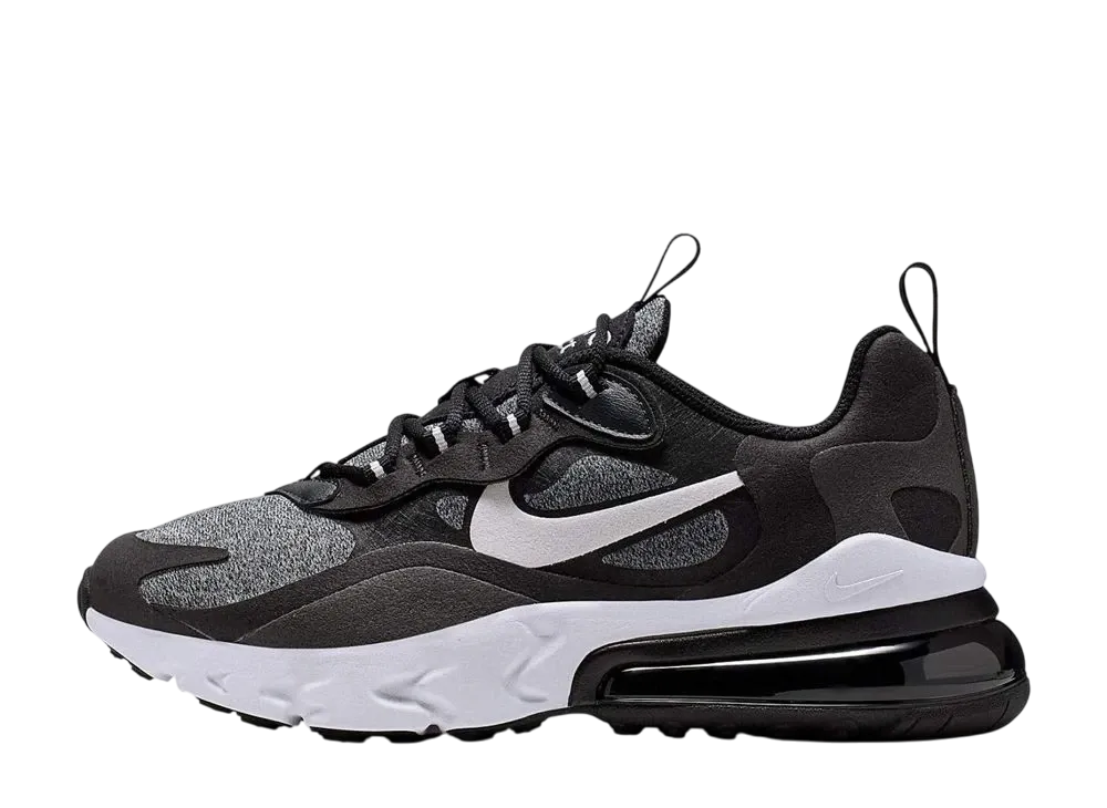 NIKE AIR MAX 270 REACT BLACK VAST GREY (GS)