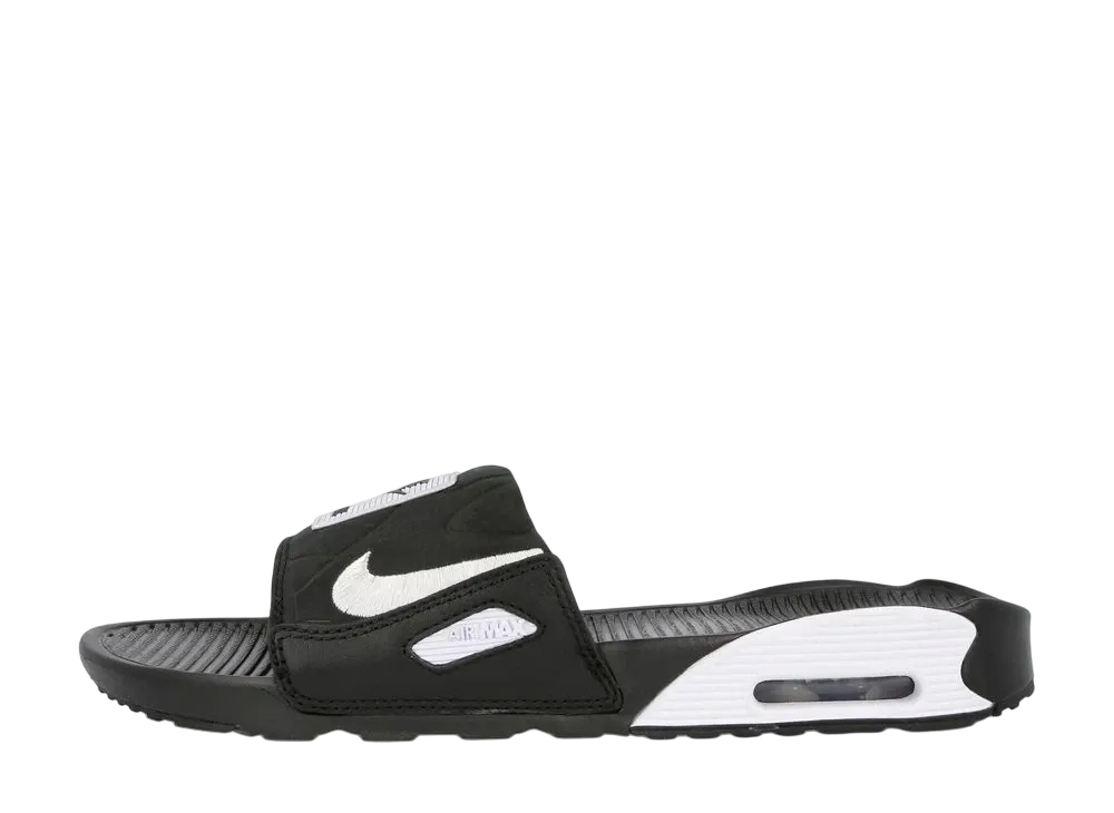 NIKE AIR MAX 90 SLIDE "BLACK WHITE"