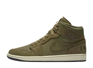 Nike Air Jordan 1 Mid "Olive Canvas" (2018)