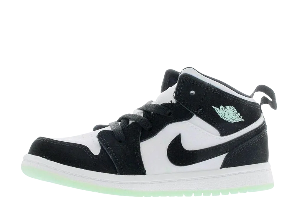 ナイキ TD エアジョーダン1 ミッド "ホワイト/ブラック/ティールティント"(キッズ)