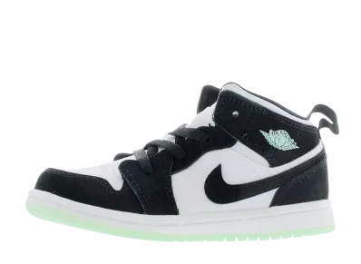 Nike TD Jordan 1 Mid "White/Black/Teal Tint"