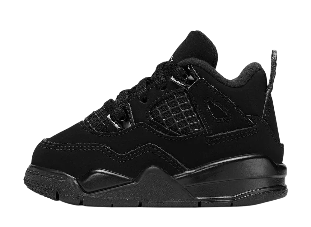 ナイキ TD エアジョーダン4 レトロ "ブラックキャット"(キッズ)