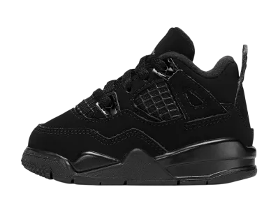 Nike TD Air Jordan 4 Retro "Black Cat"