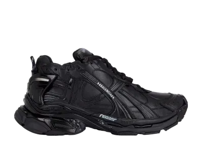 バレンシアガ × アンダーアーマー ランナー リップストップ スニーカー "ブラック"