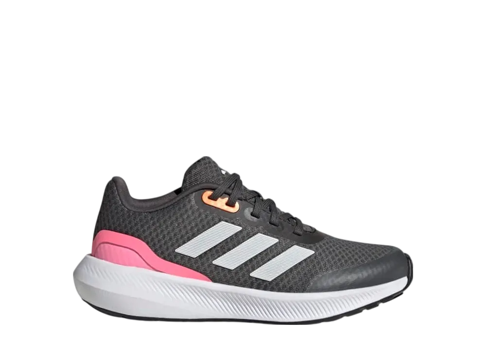 アディダス GS コアファイト3 レース "グレーシックス/クリスタルホワイト/ビームピンク" (キッズ)