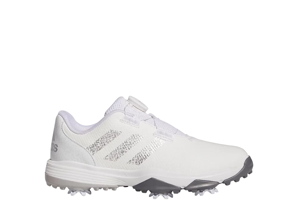 アディダス GS コードカオス22 ボア "クラウドホワイト/シルバーメタリック/グレーツー" (キッズ)