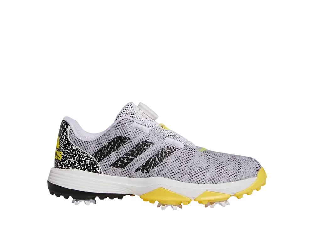 アディダス GS コードカオス22 ボア "クラウドホワイト/コアブラック/ビームイエロー" (キッズ)