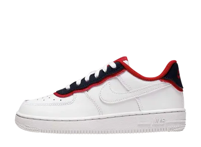 Nike PS Air Force 1 Low Double Layer "White/Obsidian/Red"
