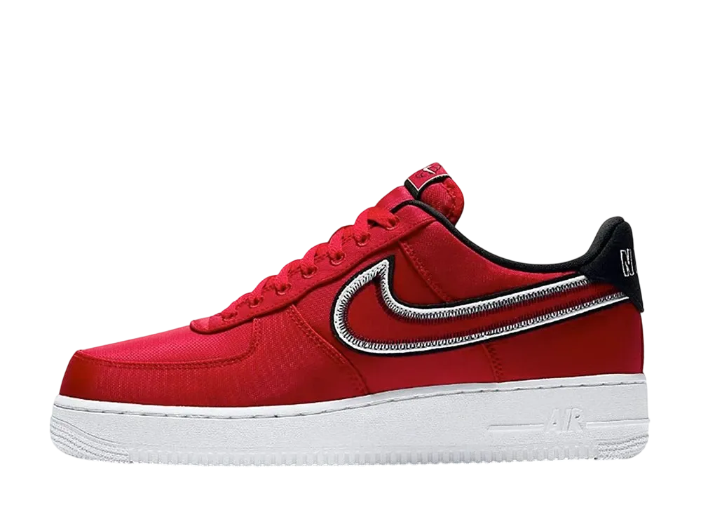 Nike Air Force 1 Low "Reverse Stitch University Red"