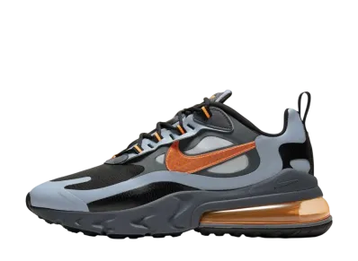 NIKE AIR MAX 270 REACT WINTER WOLF GREY TOTAL ORANGE