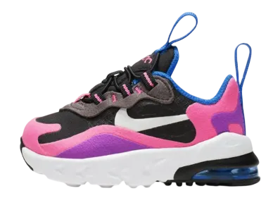 Nike TD Air Max 270 React "Black/Hyper Pink/Vivid Purple"