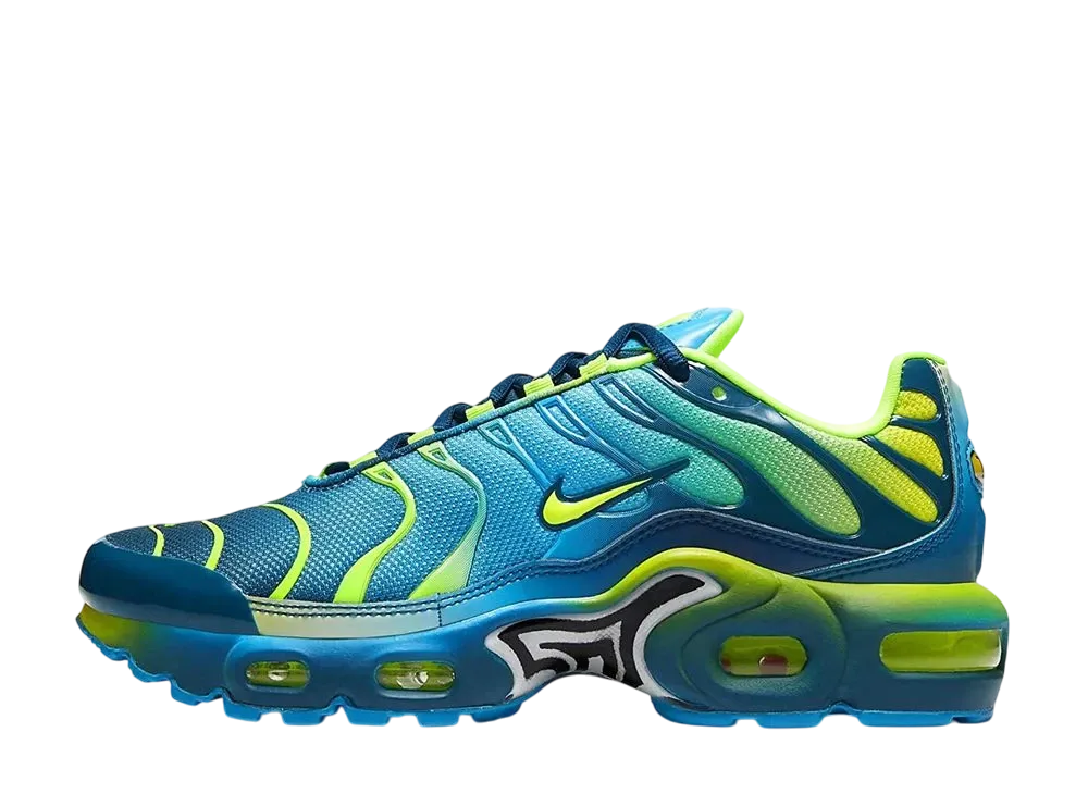 NIKE AIR MAX PLUS FADE BLUE HERO VOLT (GS)