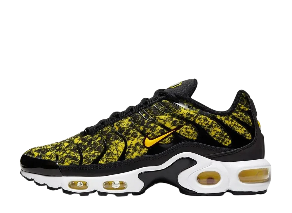 NIKE AIR MAX PLUS YELLOW SNAKESKIN