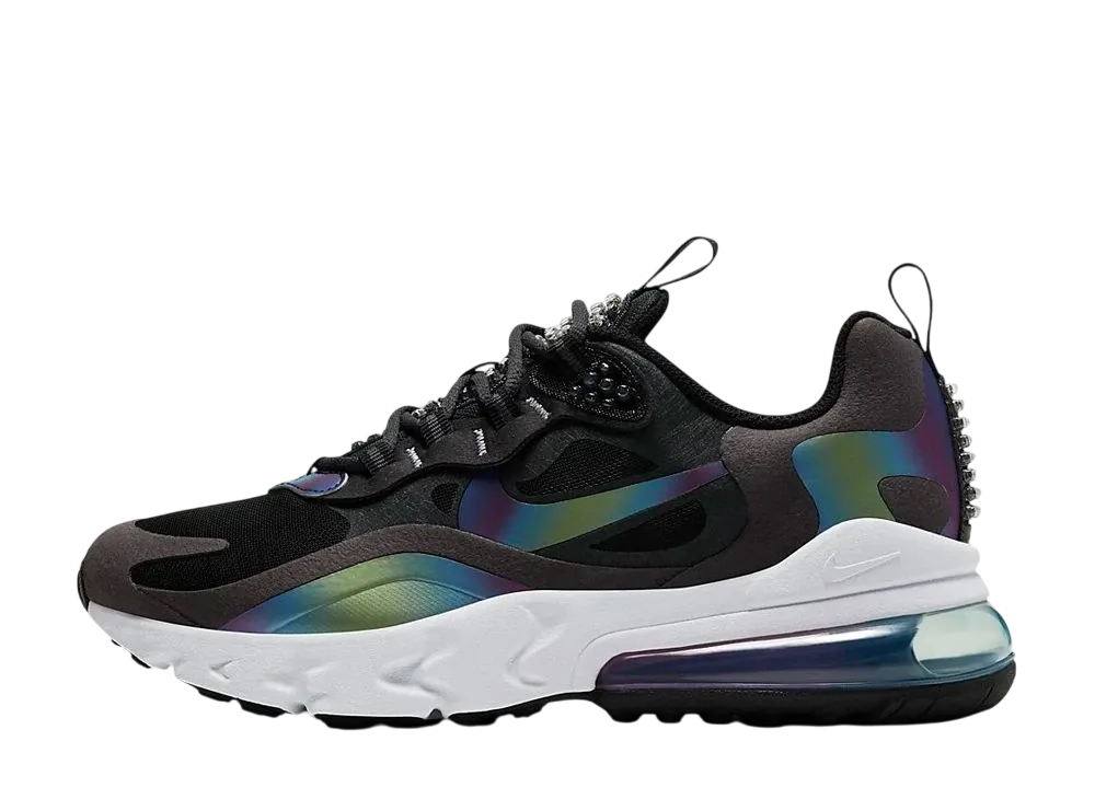 ナイキ エアマックス270リアクト "バブル パック ダーク スモーク グレー (GS)"