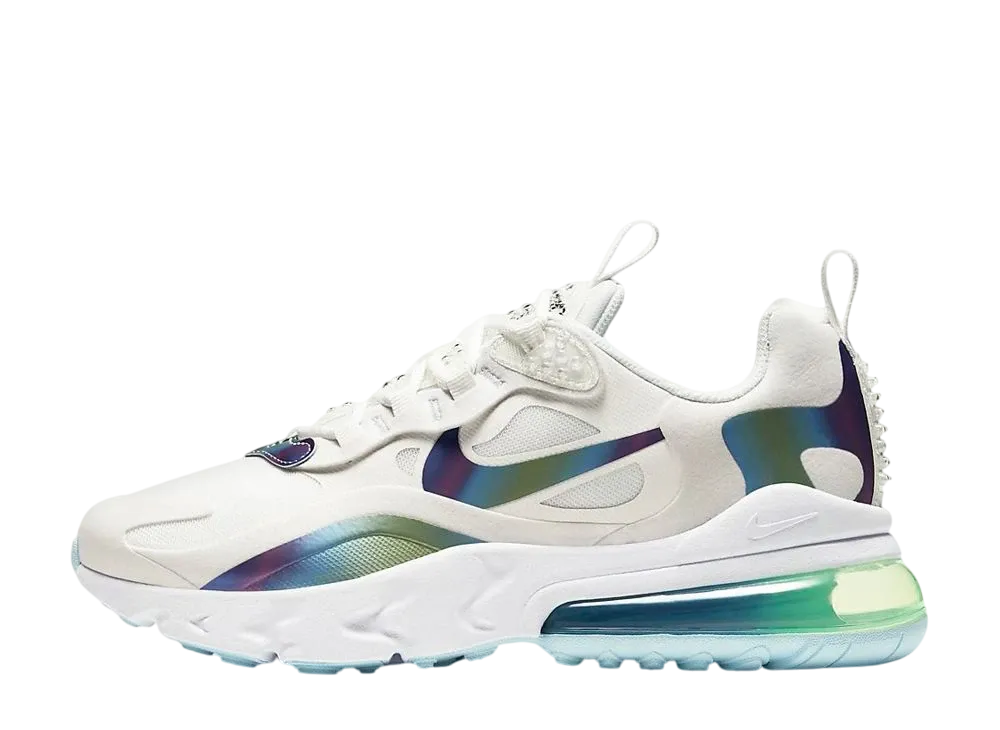 ナイキ エアマックス270リアクト "バブル パック ホワイト (GS)"
