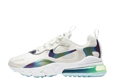 NIKE AIR MAX 270 REACT BUBBLE PACK WHITE (GS)