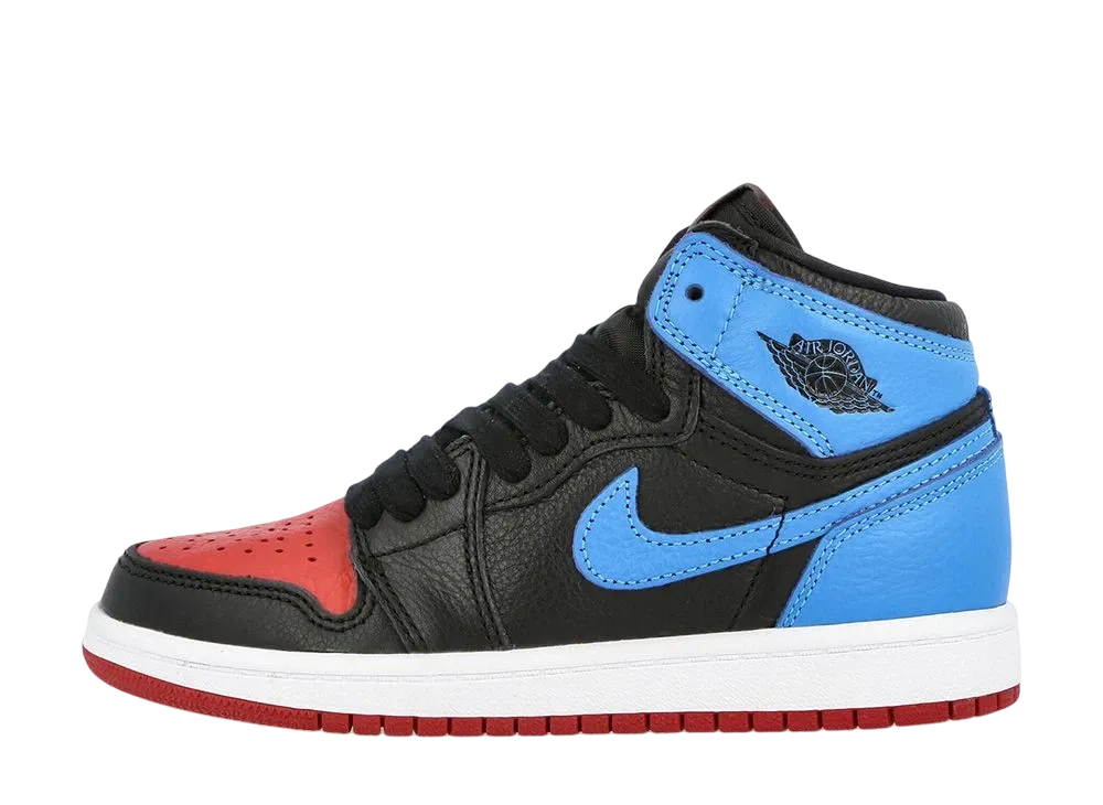 ナイキ PS エアジョーダン1 ハイ "UNC/シカゴ/レザー"(キッズ)