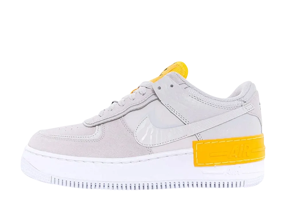 ナイキ ウィメンズ エアフォース1  シャドウ "バースト グレー レーサー オレンジ "