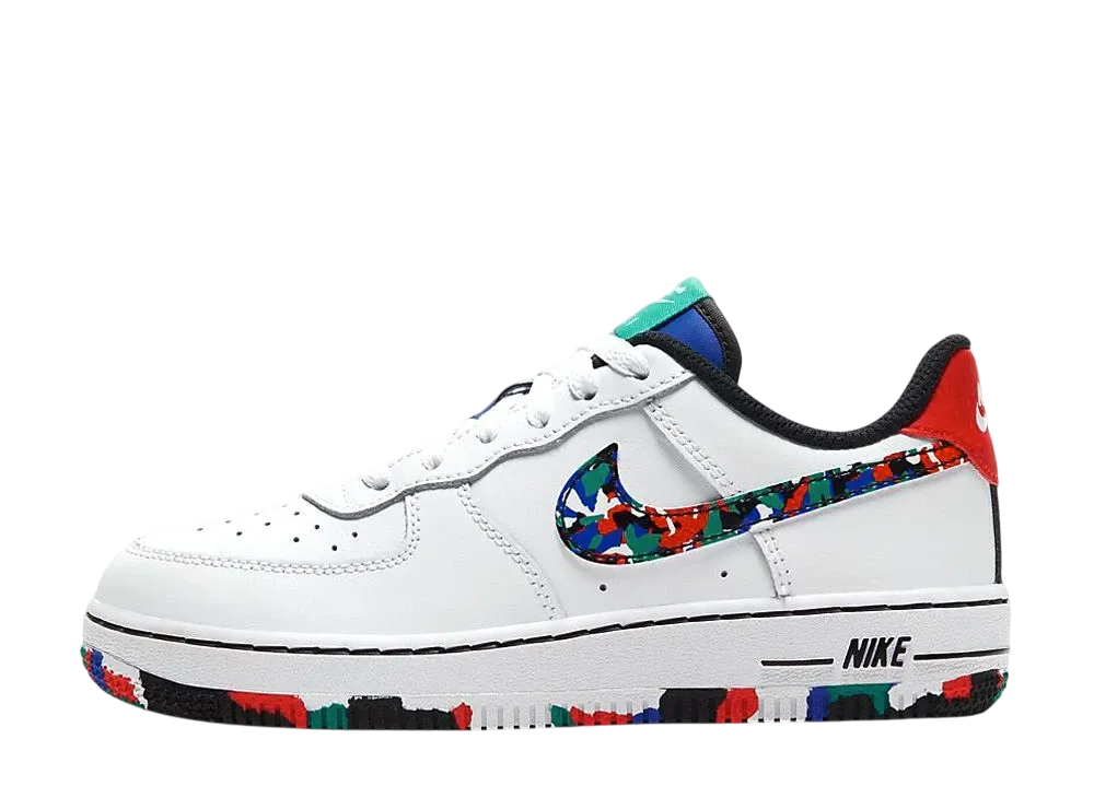 Nike PS Air Force 1 Low "Crayon White/Multi"