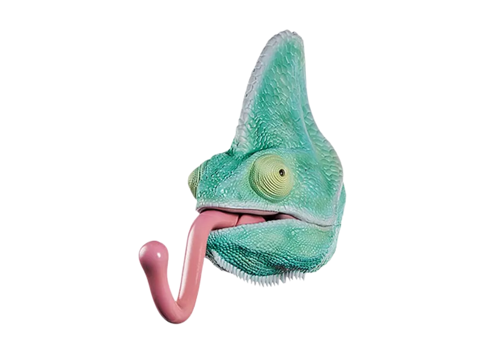 BANDAI "Ichiban Kuji" -Reptiles & Amphibians ~Tiny Friends~- D Prize Reptiles Head Magnet Chameleon