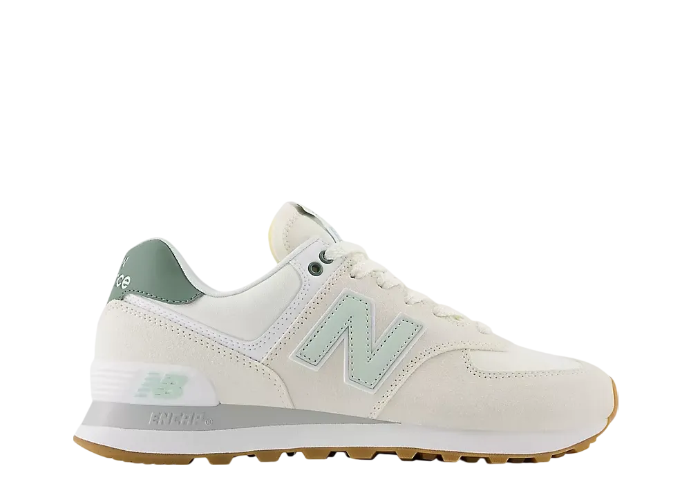 New Balance Women's 574 "Sea Salt/New Spruce"