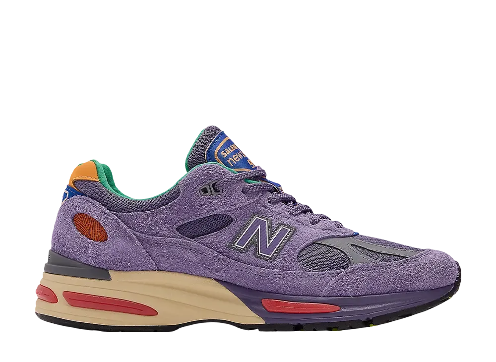 Salehe Bembury × New Balance 991V2 "Purple Heart/Mulled Grape/Nautical Blue"
