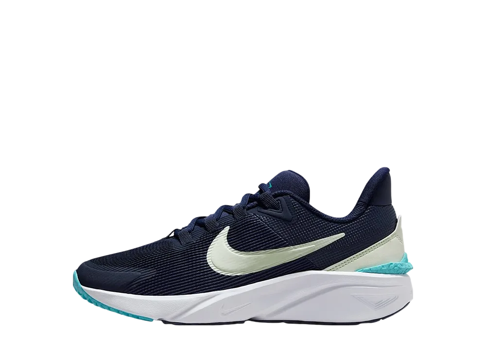 ナイキ GS スターランナー4 "ミッドナイトネイビー/ダスティカクタス/ホワイト/ボルトティント" (キッズ)