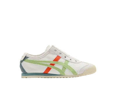 オニツカタイガー PS メキシコ66 スリッポン "ホワイト/ジェイド" (キッズ)