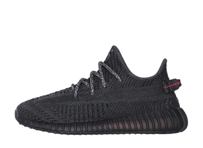 ADIDAS YEEZY BOOST 350 V2 BLACK (KIDS) (NON-REFLECTIVE)