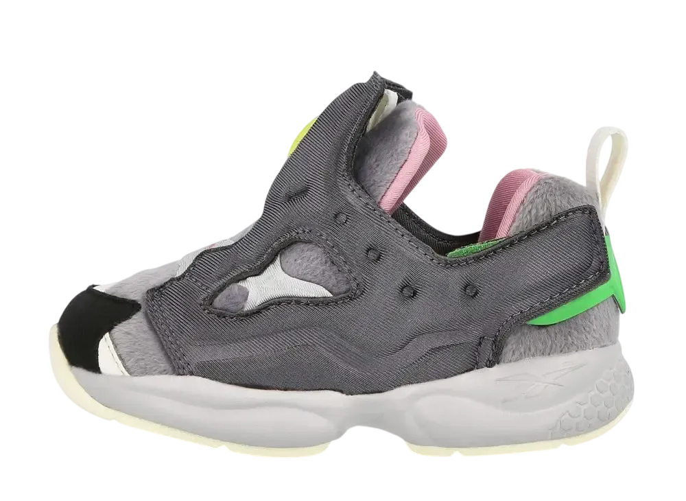 トム & ジェリー × リーボック TD インスタポンプフューリー "コールドグレー/ヒーローイエロー/ブラック"(キッズ)