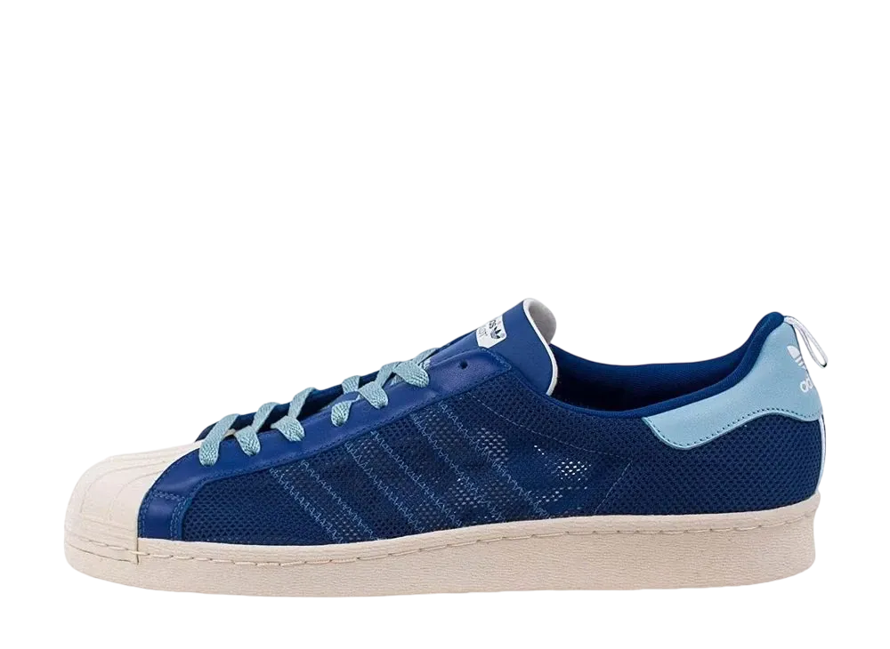 CLOT × Kazuki Kuraishi × adidas Superstar 80s "Royal/Light Blue"