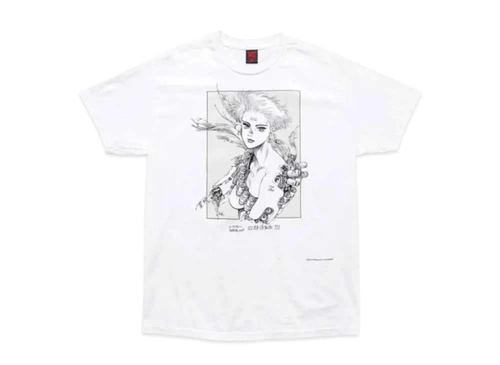 Geeks Rule x MASAMUNE SHIROW The Ghost In Shell Silkscreen Printing T Shirt 02 "White"