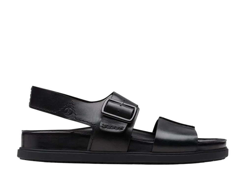 クラークス トーフォードストラップ "ブラックレザー"