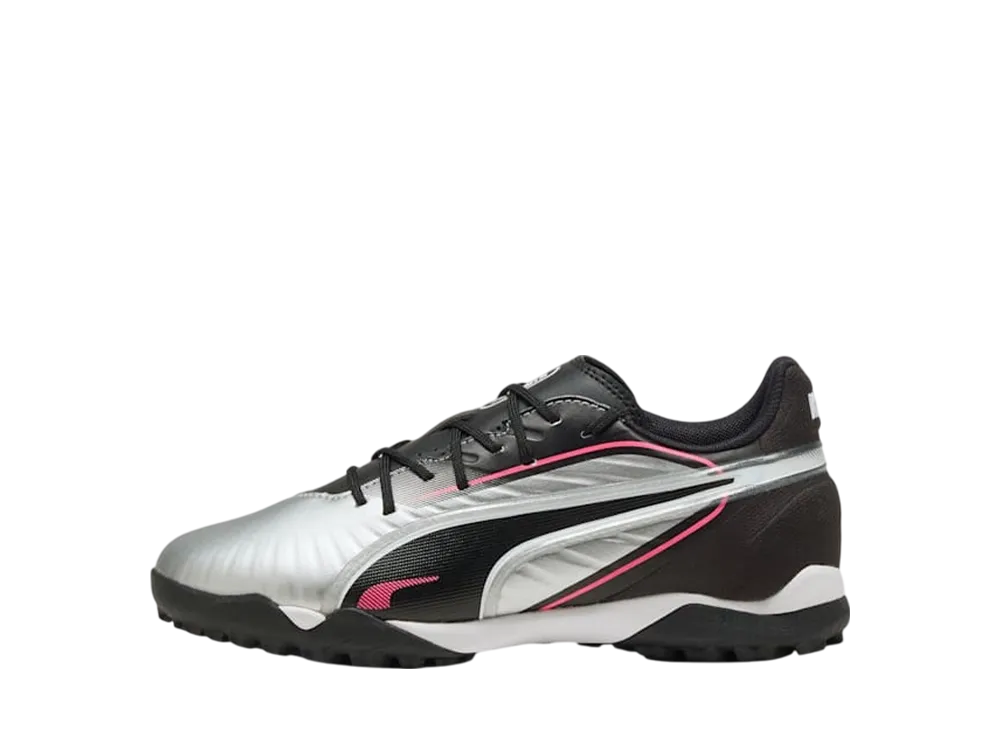 プーマ GS キング マッチ TT+ ミッド "プーマシルバー/プーマブラック/サンストラック/プーマホワイト" (キッズ)